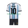 Barn Fotballdrakter Argentina Lionel Messi 10 World Cup 2026 Hjemme Kortermet